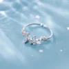 1e6c411e098c9349f1a6b6a0d3e93b75 Florosa Drop Diamond Aurora Adjustable Ring