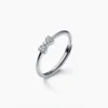 Cubic Zirconia Bow Ring