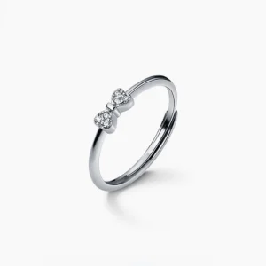 Cubic Zirconia Bow Ring
