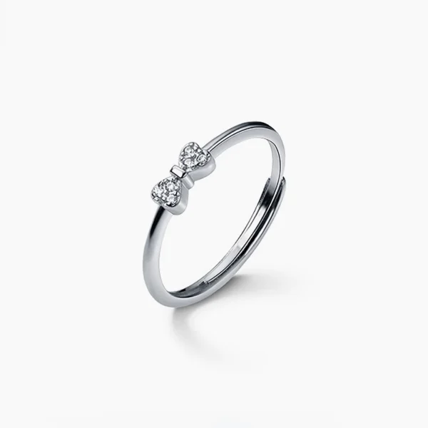 Cubic Zirconia Bow Ring