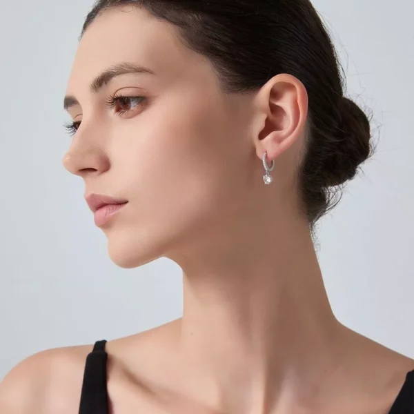 Starlit Grace Hoop Earrings