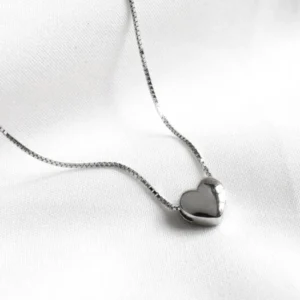 Tiny Heart Sterling Silver Necklace