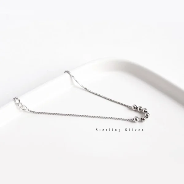 Little Beanie Silver Bracelet