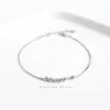 Little Beanie Silver Bracelet
