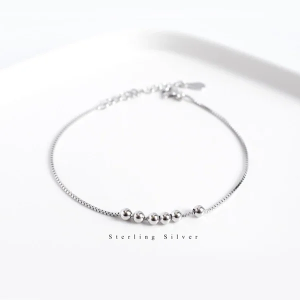 Little Beanie Silver Bracelet