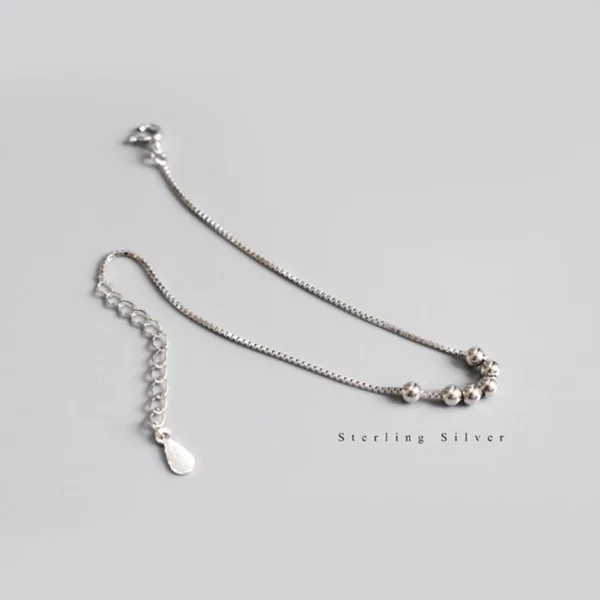 Little Beanie Silver Bracelet