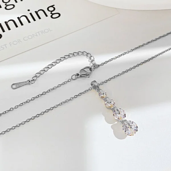 my-11134201-7qul3-ljavu0dxvhpfa2 Silver Titanium CZ Necklace