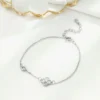 Clover Leaf Silver Bracelet