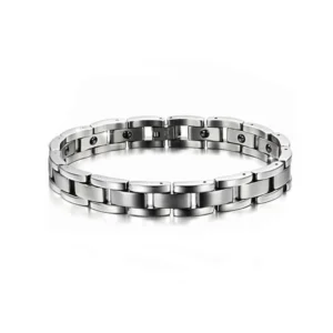 Magnetic Titanium Steel Mens Bracelet