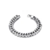 Mens Classic Titanium Silver Bracelet